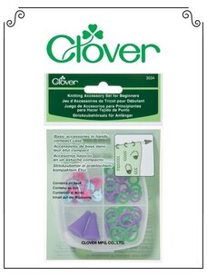 Clover Clover Jeu d'Accessoires de Tricot pour Débutant