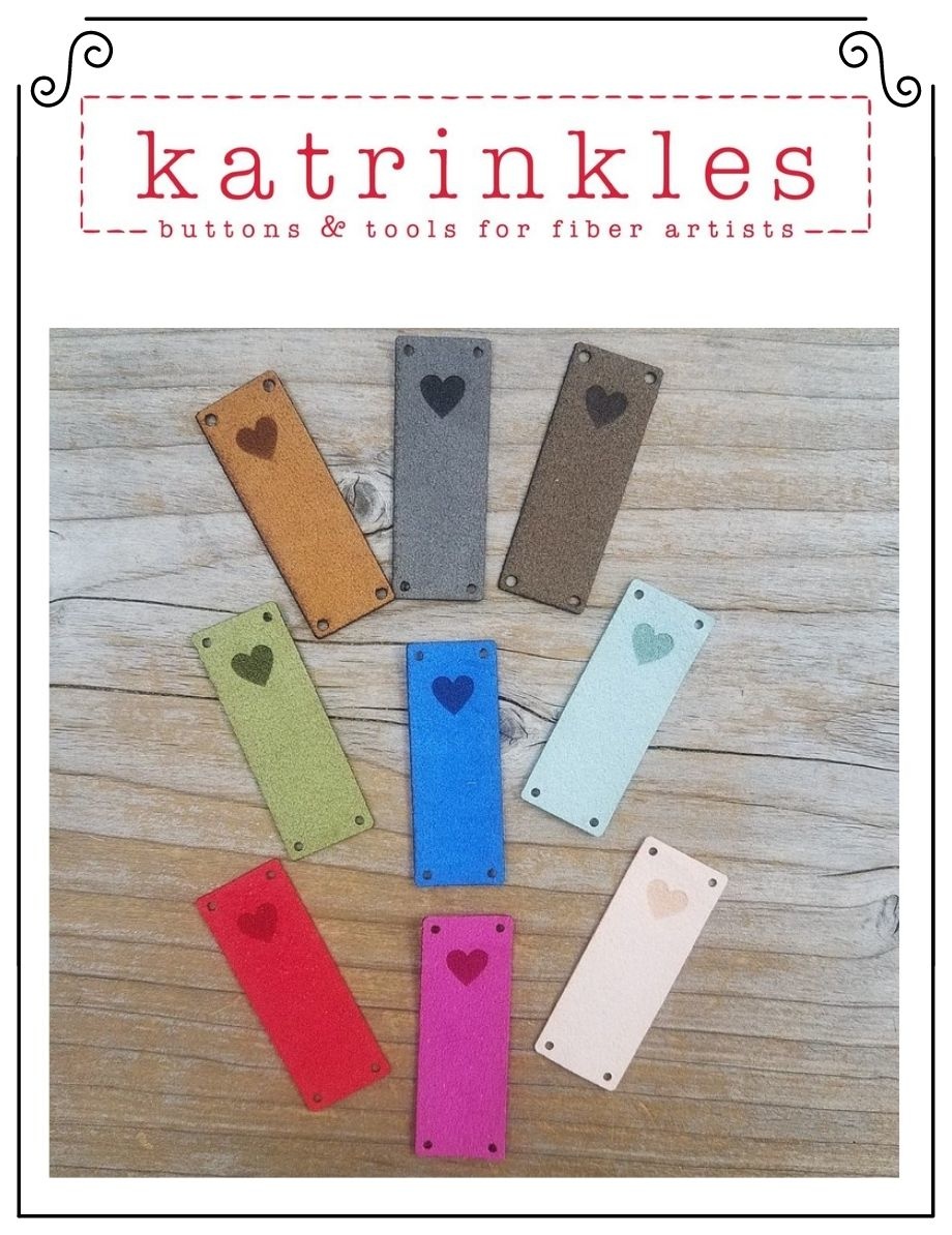 Katrinkles Katrinkles - étiquettes à plier faux cuir