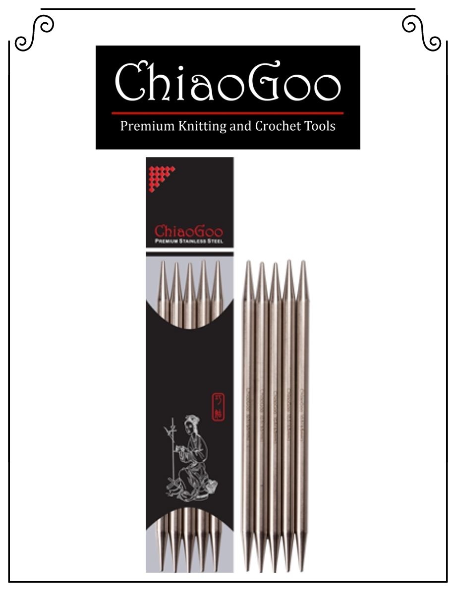 Chiaogoo Chiaogoo Aiguilles double pointe stainless