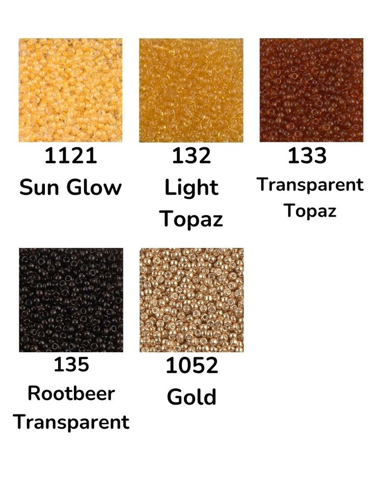 Caravan Beads Perles Miyuki grosseur 8 - 10 grammes