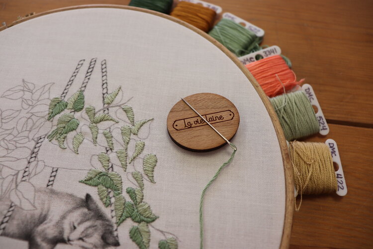 Katrinkles La Vie laine - aimant à broderie (à aiguilles)