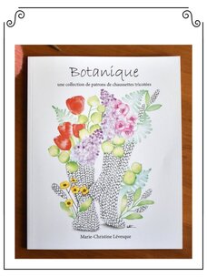 Tricot MCL Botanique, une collection de patrons de chaussettes tricotées