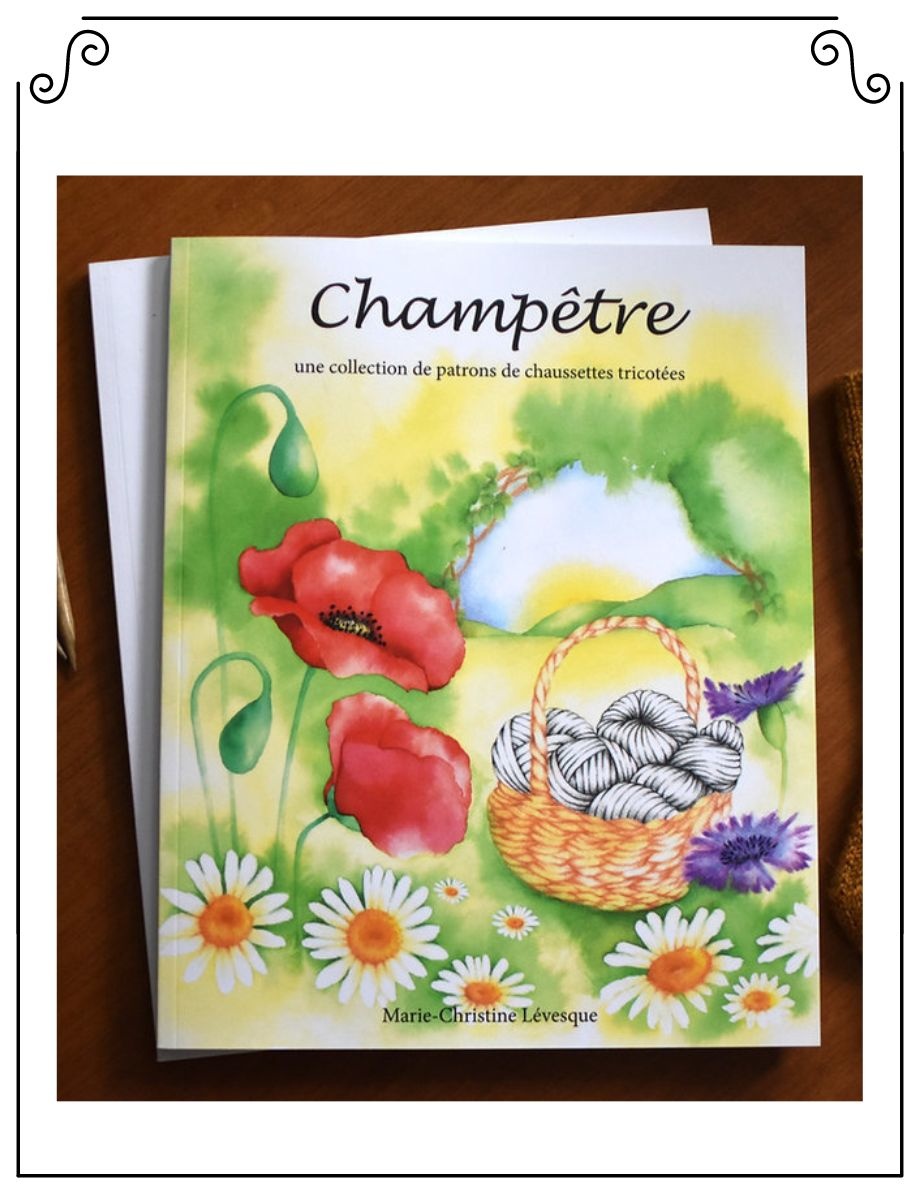 Tricot MCL Champêtre, une collection de patrons de chaussettes tricotées
