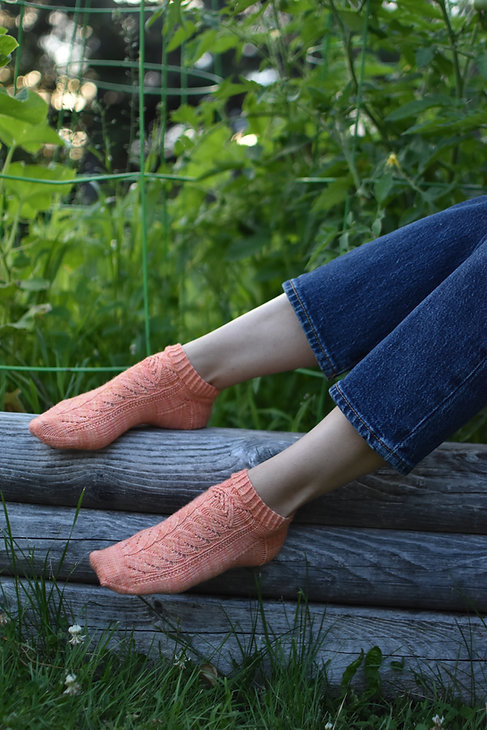 Tricot MCL Champêtre, une collection de patrons de chaussettes tricotées