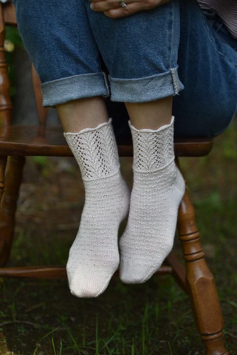 Tricot MCL Champêtre, une collection de patrons de chaussettes tricotées