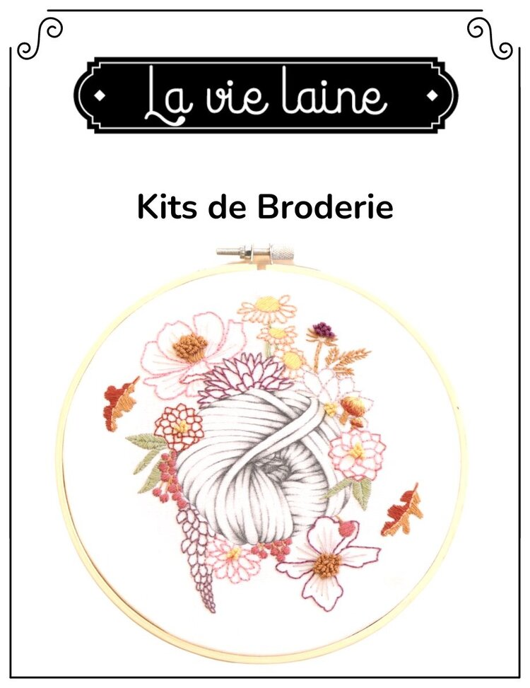 La vie laine broderie Kit de Broderie Vie Laine