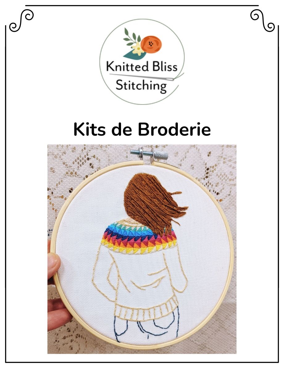 Kit de Broderie Knitted Bliss Stitching