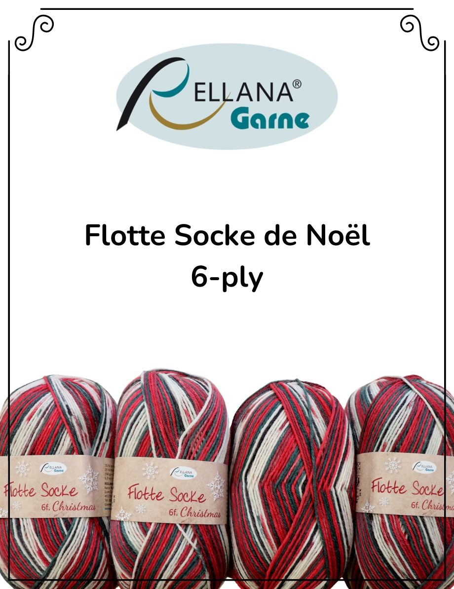 Rellana Rellana Flotte Socke de Noël 6-ply