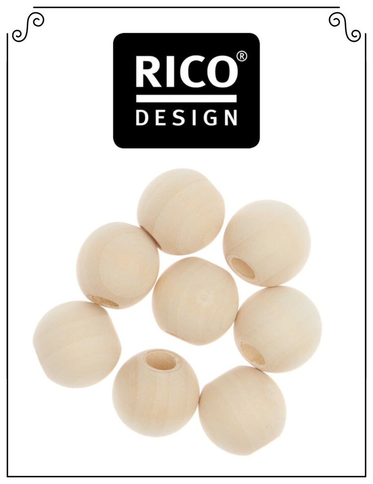 Rico Rico Billes en Bois Naturel