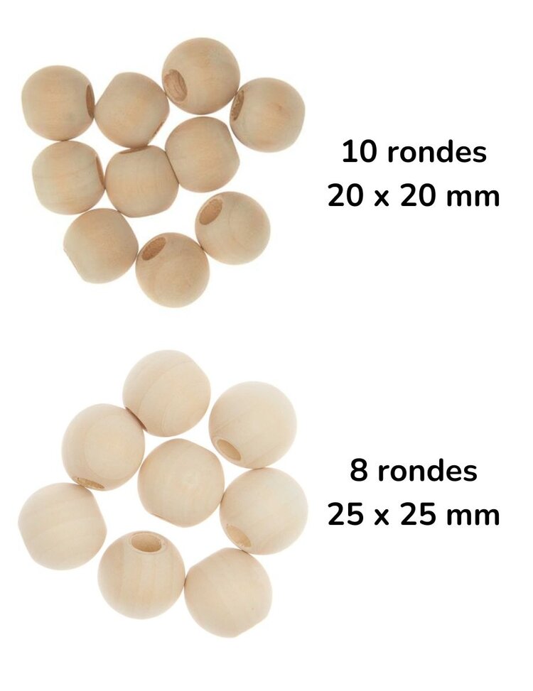 Rico Rico Billes en Bois Naturel