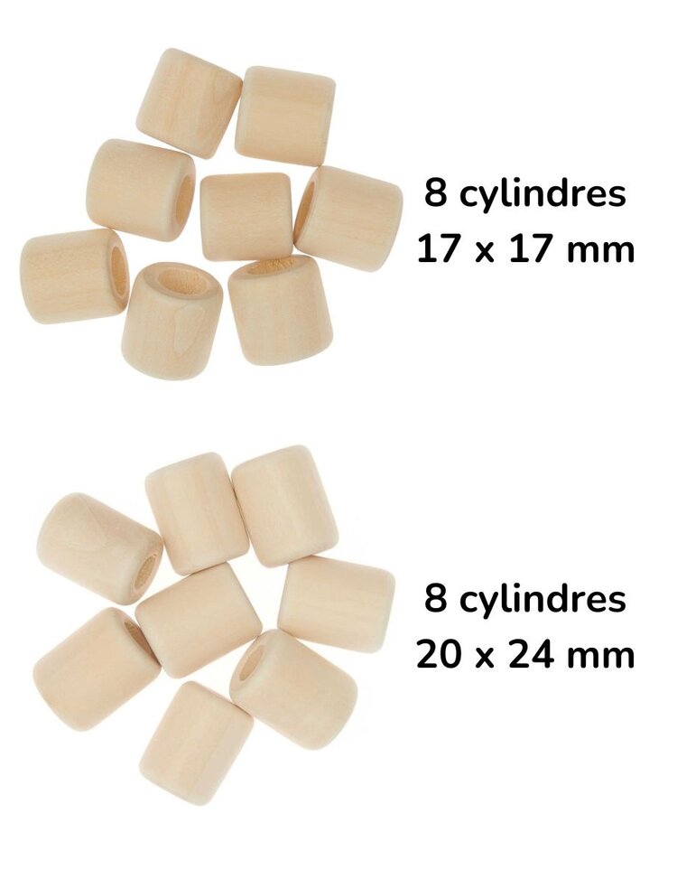 Rico Rico Billes en Bois Naturel