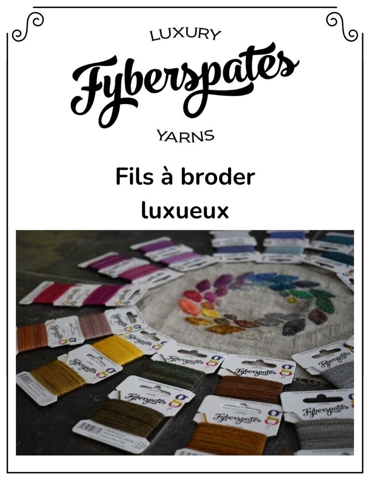 Fyberspates Fyberspates - Fils à broder luxueux