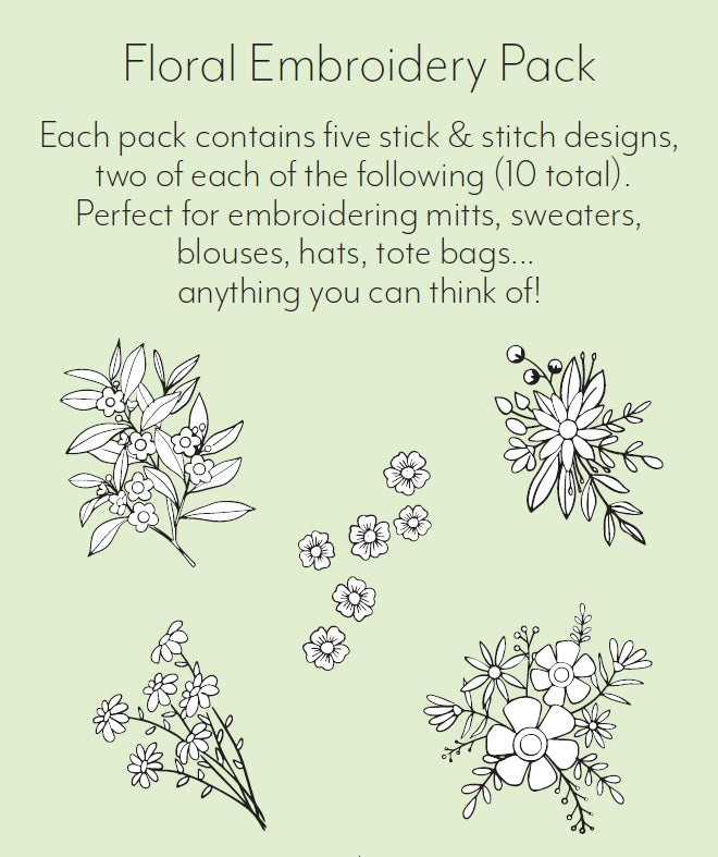 knitted Bliss Stitching Knitted Bliss Stitching - Modèles de fleurs à broder