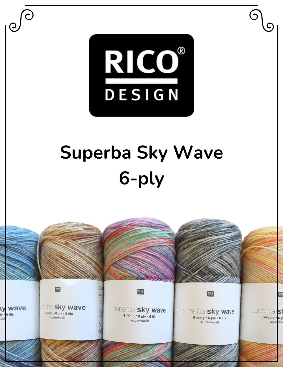 Rico Rico Superba Sky Wave 6-ply