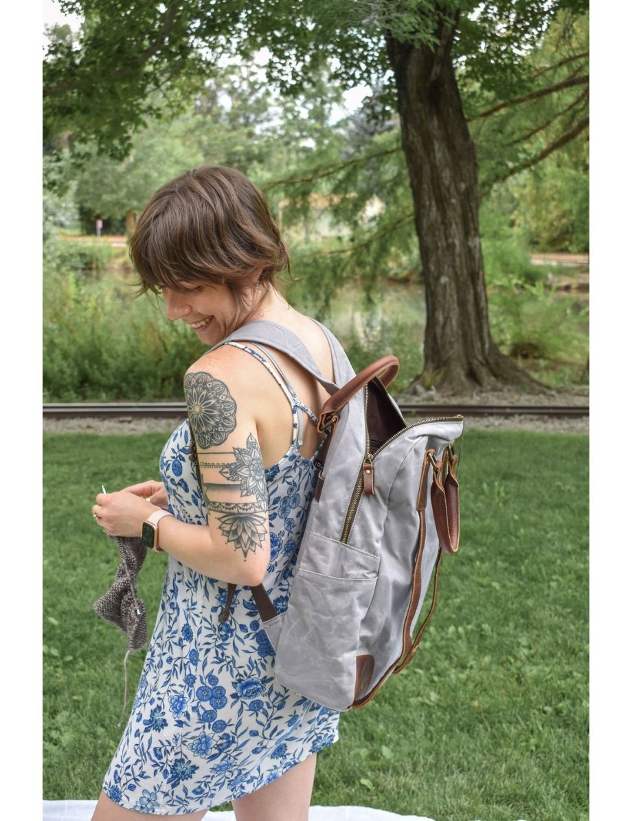 Della Q Della Q Maker's Canvas Backpack