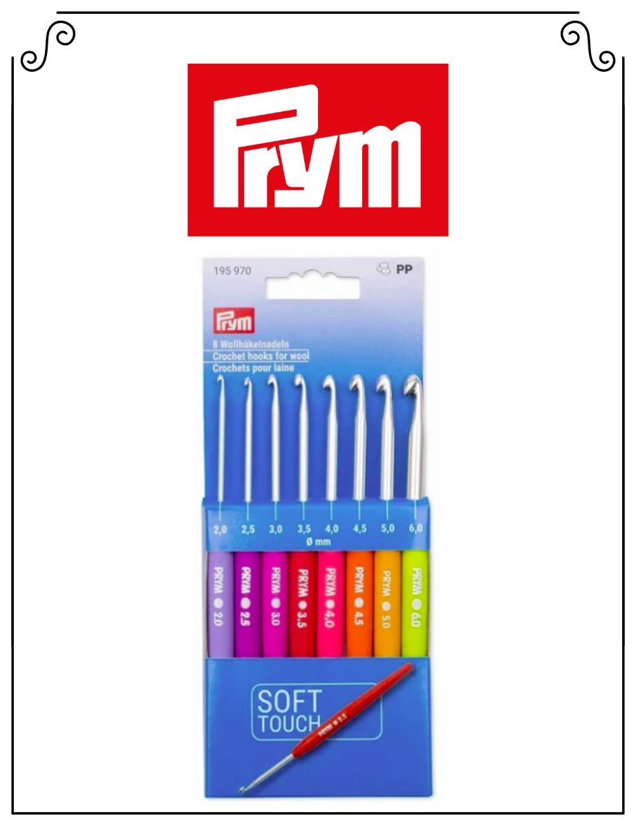 Prym Prym Ensemble de 8 Crochets