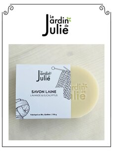 Le Jardin de Julie Le Jardin de Julie - Savon à Laine Eucalyptus & Lavande