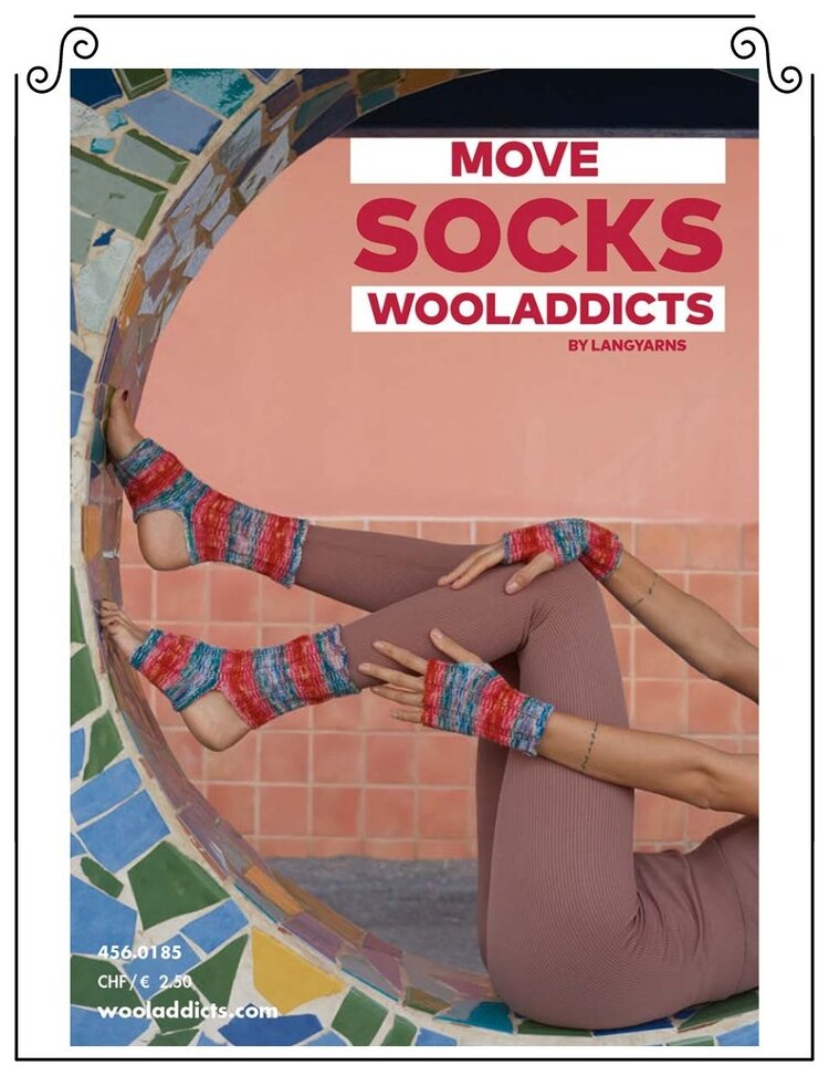 Lang Wool Addicts Livre de Patrons Move Socks par Wool Addicts