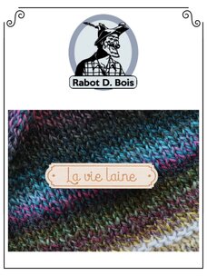 La vie laine Épinglette Vie laine par Rabot D. Bois