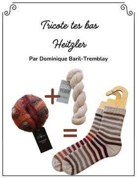 La vie laine Tricote tes Chaussettes Heitzler