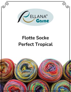 Rellana Rellana Flotte Socke - Perfect Tropical