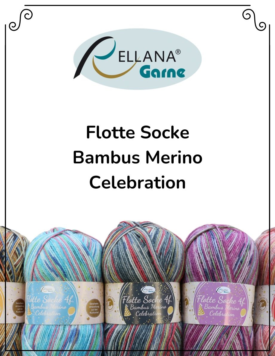 Rellana Rellana - Flotte Socke Bambus Merino Celebration