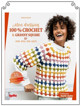 Marie Claire Mon Dressing 100% Crochet & Granny Square