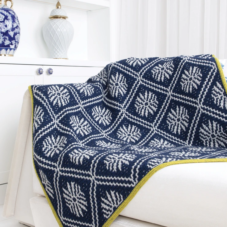 Mosaic Crochet - Modern Blankets in Overlay Mosaic