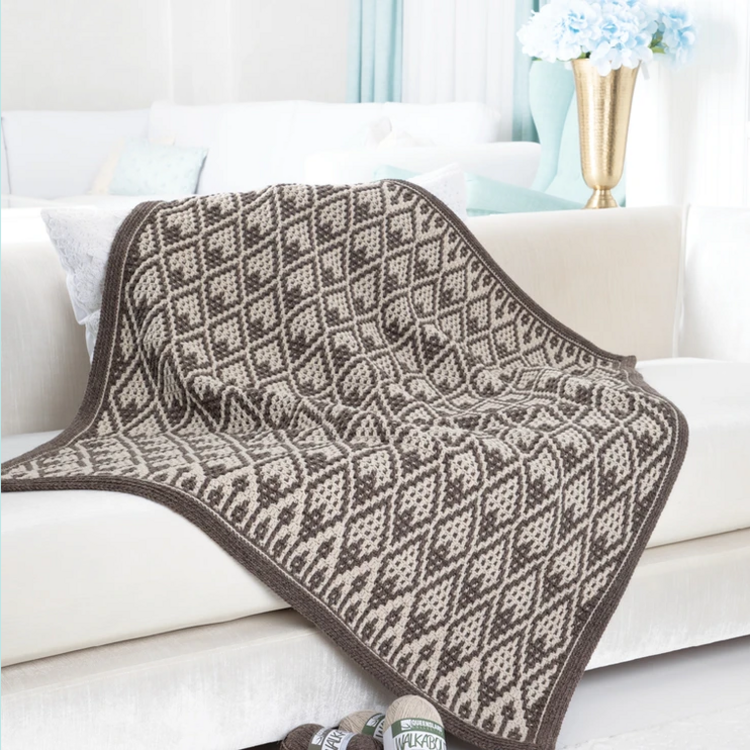 Mosaic Crochet - Modern Blankets in Overlay Mosaic