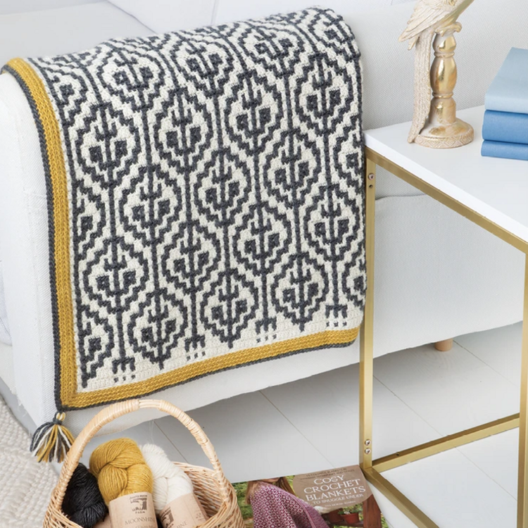 Mosaic Crochet - Modern Blankets in Overlay Mosaic