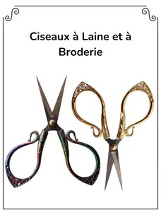 La Vie Laine Accessoires Ciseaux à Laine et à Broderie