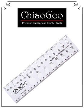 Chiaogoo Chiaogoo Grande Jauge à Aiguilles Rectangulaire 20 cm