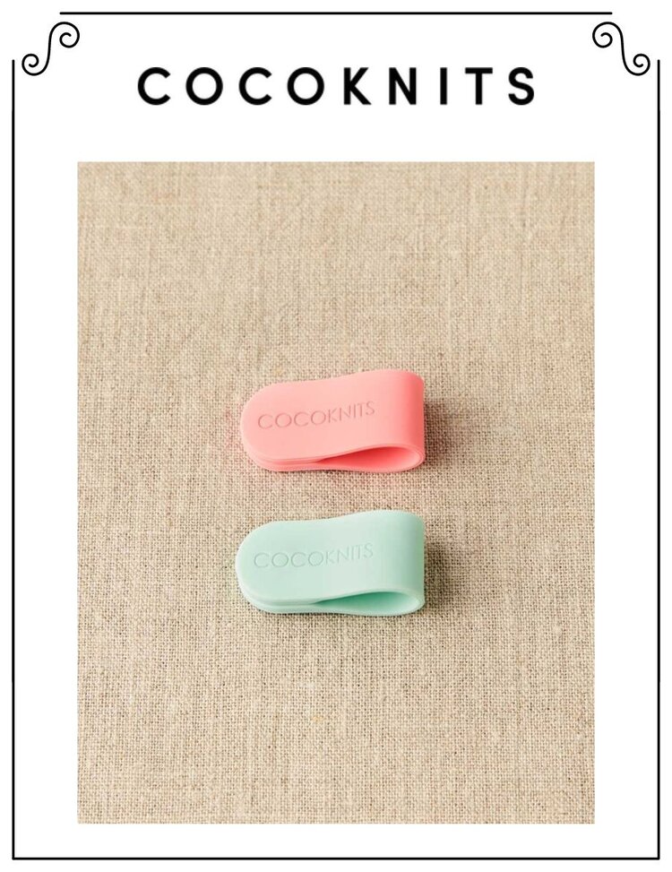 Cocoknits Cocoknits - Pinces Aimantées Rose et Aqua