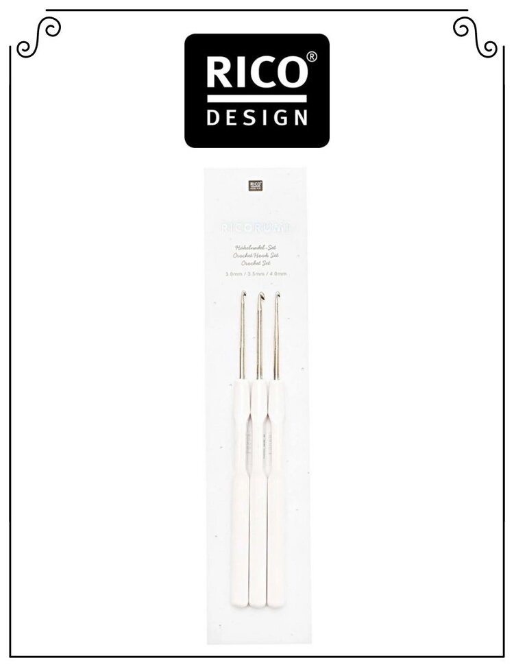 Rico Rico - Ensemble de 3 Crochets Ricorumi