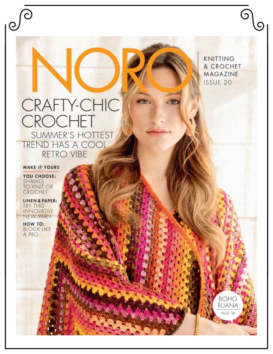 Noro Magazine de tricot et crochet no. 20 Printemps Ete 2022 La Vie Laine de Rimouski