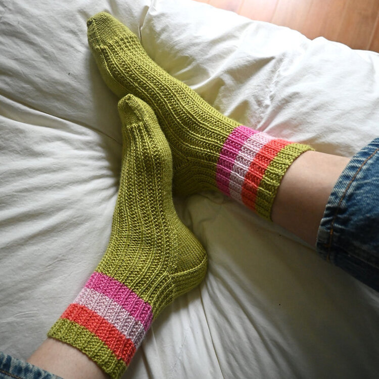 Tricot MCL Gourmandises - Une collection de patrons de chaussettes tricotées