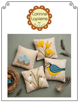 Corinne Lapierre Limited Corinne Lapierre - Sachet de lavande en lin à broder et assembler