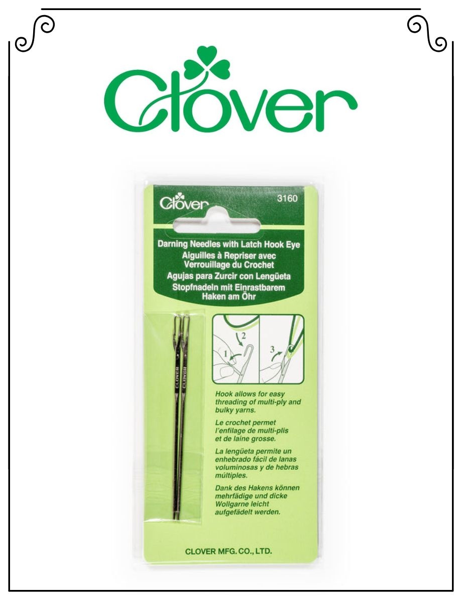 Clover Clover Aiguilles à laine avec Chas en Crochet