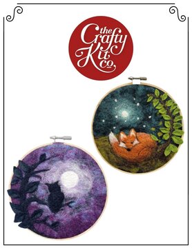 The Crafty Kit co The Crafty Kit Co. - Kit de Feutrage sur Cerceau