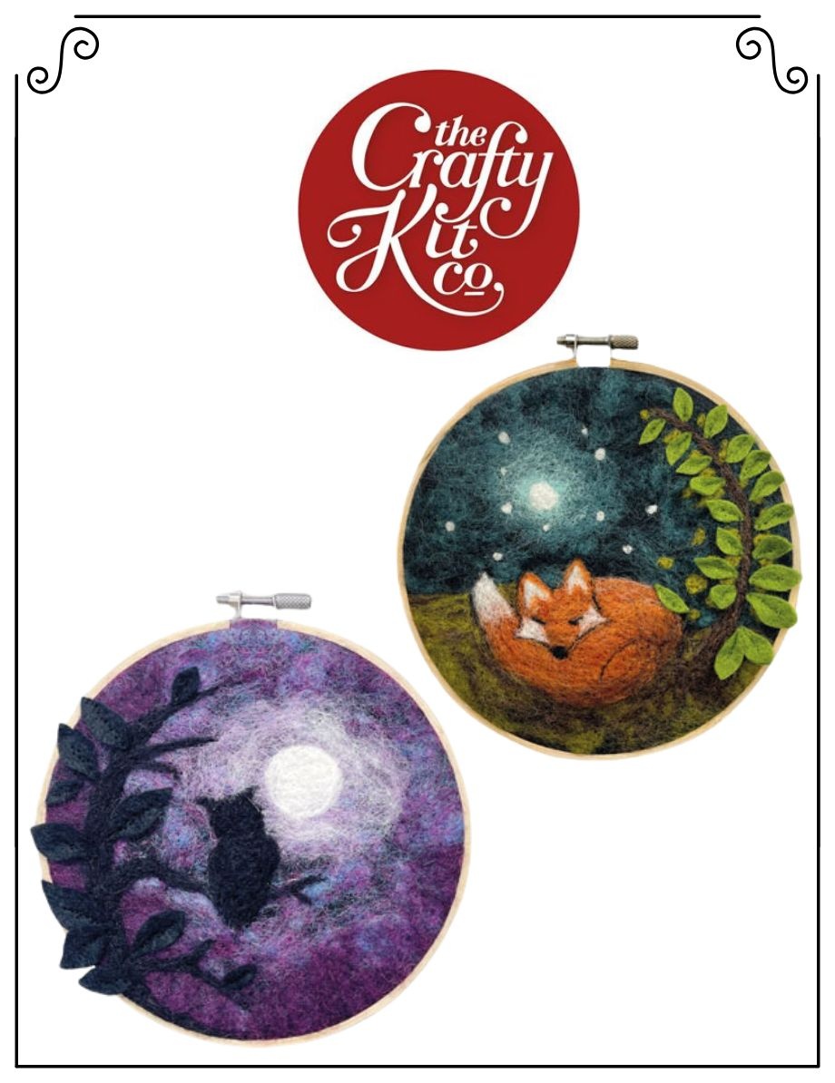 The Crafty Kit co The Crafty Kit Co. - Kit de Feutrage sur Cerceau