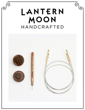 Moon Lantern Lantern Moon ensemble de 2 cables rotatifs pour aiguilles circulaires