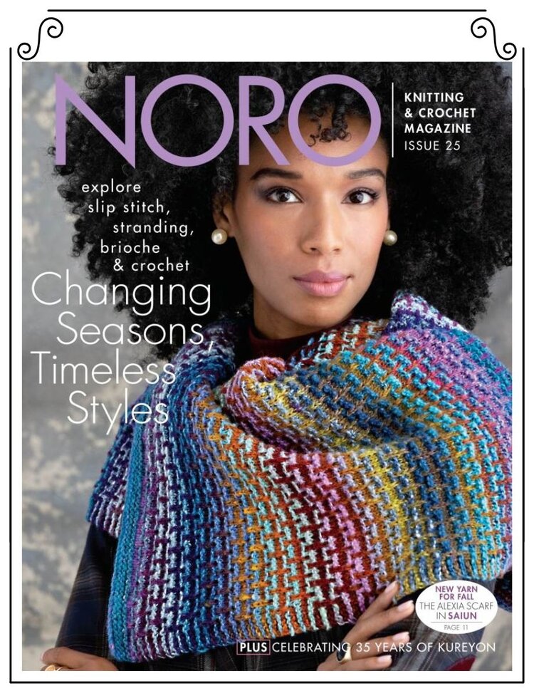 Noro Noro - Magazine de tricot et crochet no. 25 Automne-Hiver 2024-2025