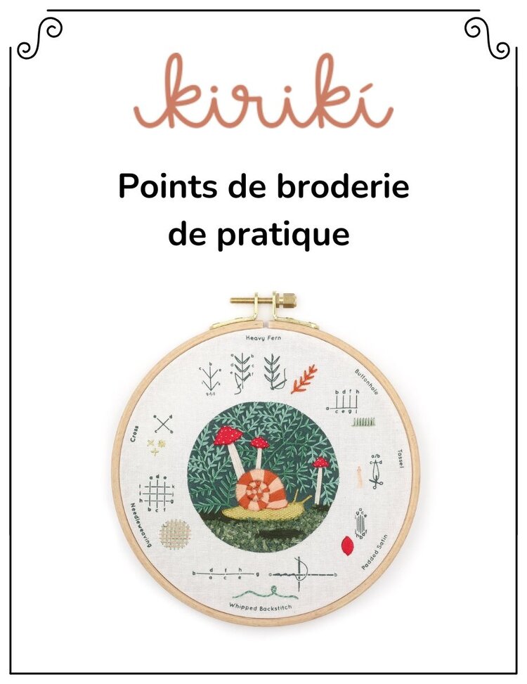 Kiriki Press - Points de broderie de pratique