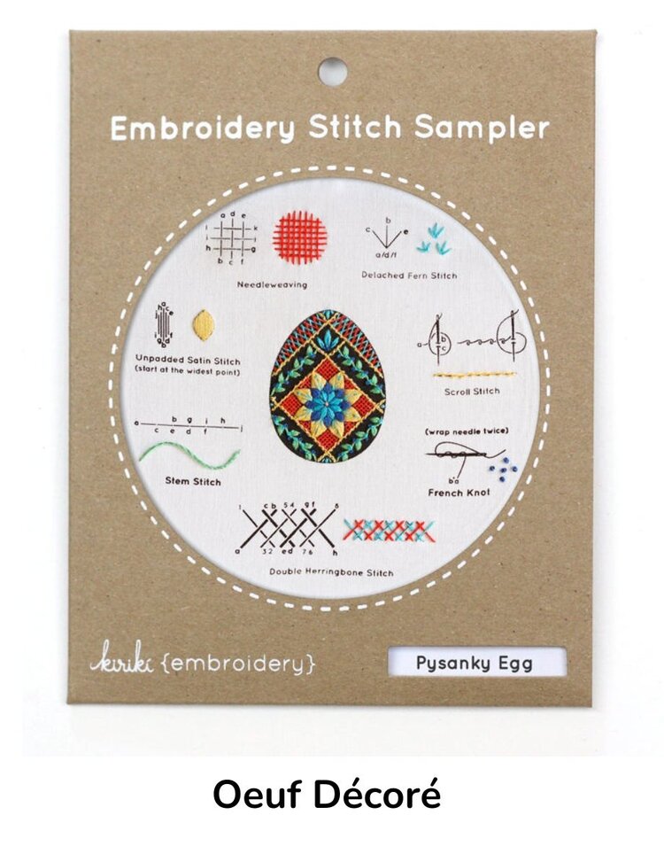 Kiriki Press - Points de broderie de pratique