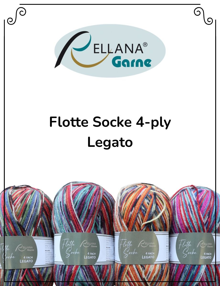 Rellana Rellana- Flotte Socke 4-ply Legato