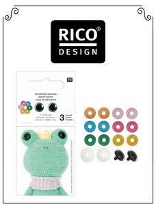 Rico Rico - Yeux de sécurité avec couleurs