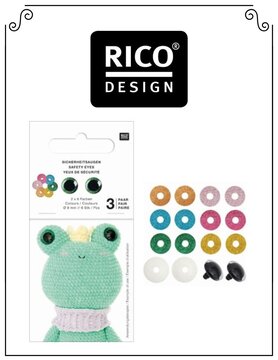 Rico Rico - Yeux de sécurité avec couleurs