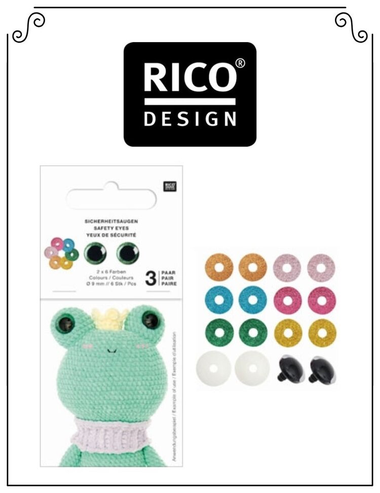 Rico Rico - Yeux de sécurité avec couleurs