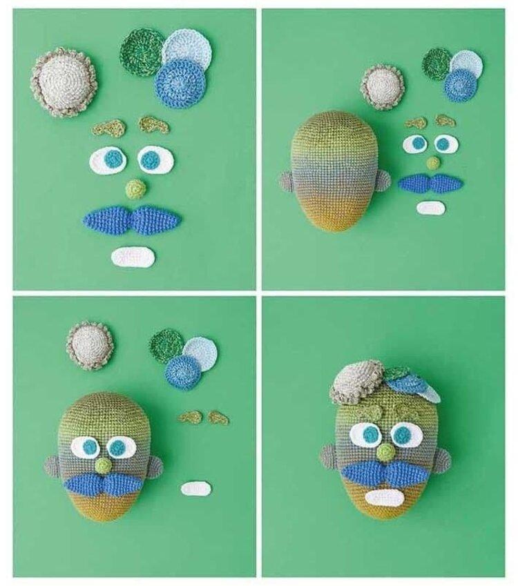 Rico Rico - Livre Ricorumi Crochète ton visage!