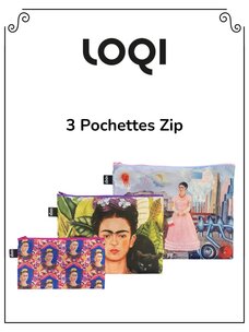 Loqi Loqi - 3 Pochettes Zip